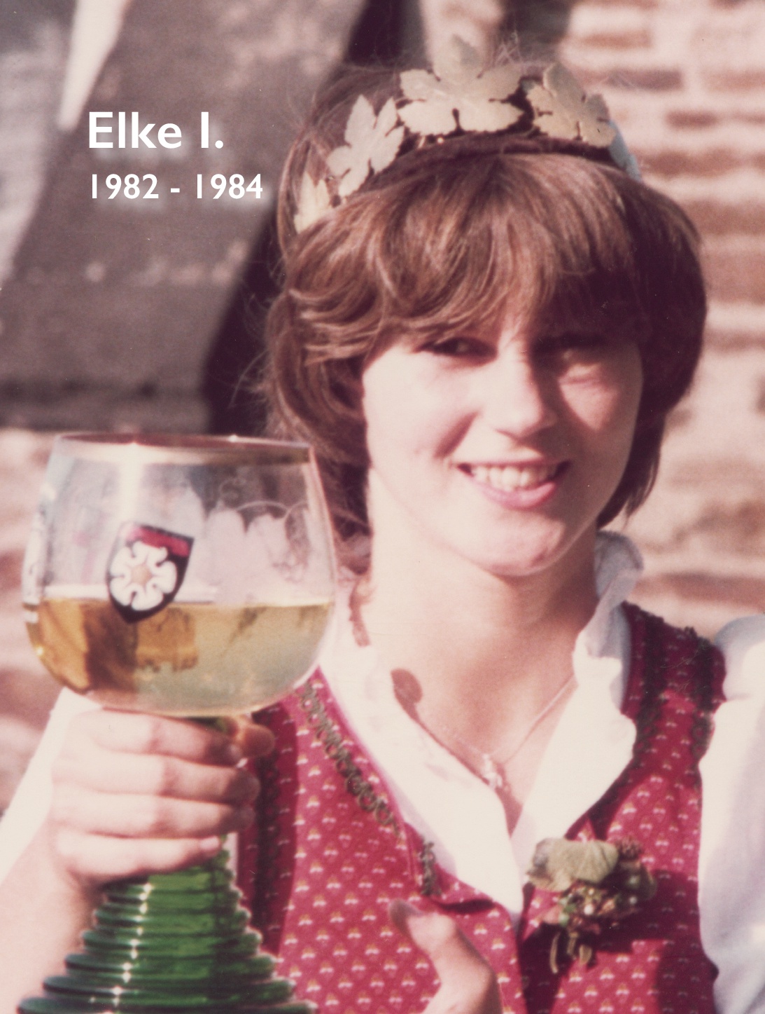 Elke I., Weinkönigin, 1982 bis 1984