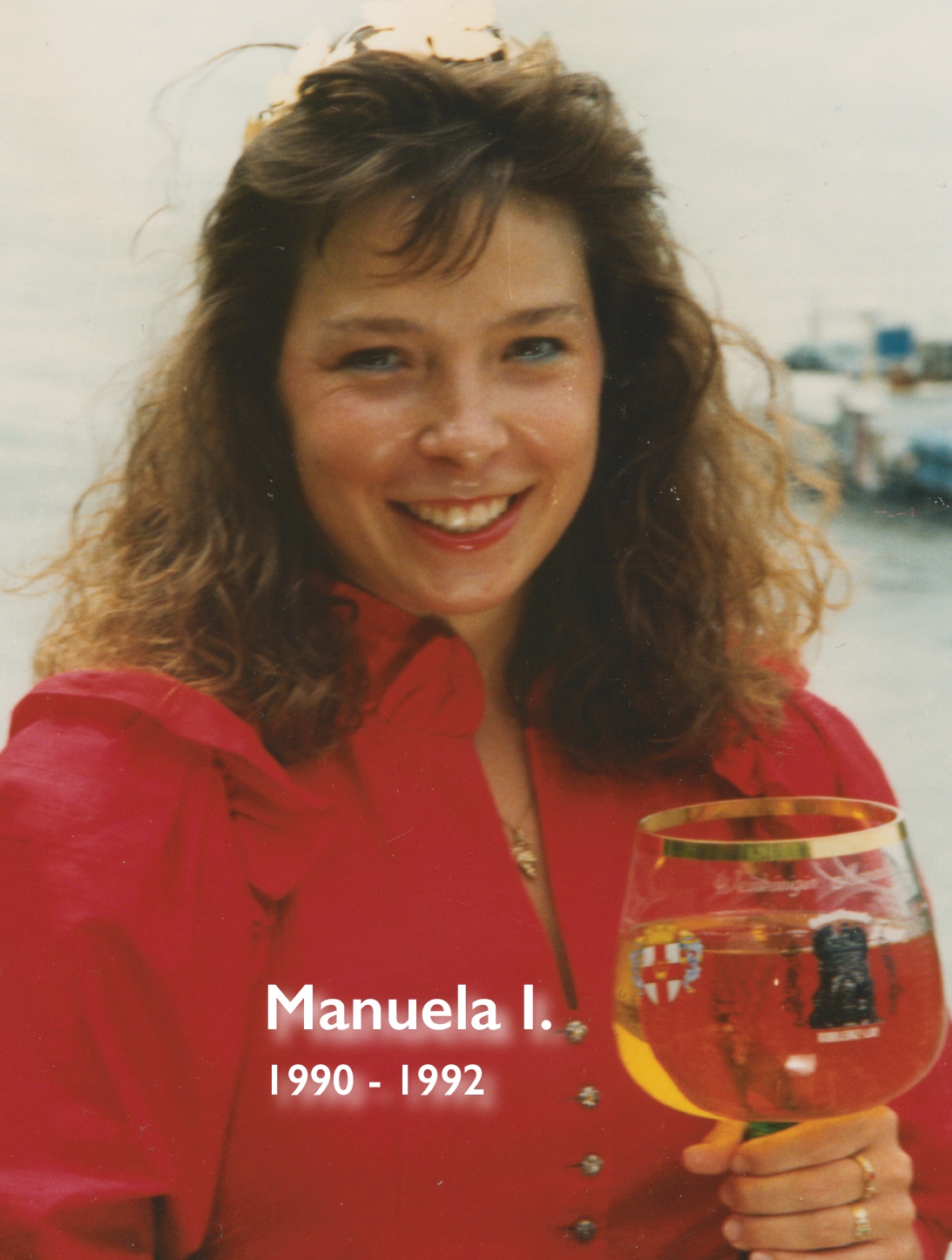 Manuela I., Weinkönigin, 1990 bis 1992
